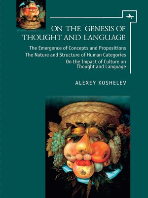 cover image of On the Genesis of Thought and Language